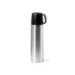Bouteille Isotherme Personnalisée 500 ml Pas Cher - Tibber Matières : acier inoxydable Couleurs : bleu cadeau affaires élégant