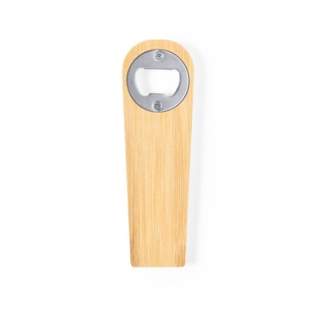 Ouvre Bouteille Pratique Élégant Personnalisé Clip Nadim Matières : bambou personnalisable avec votre logo