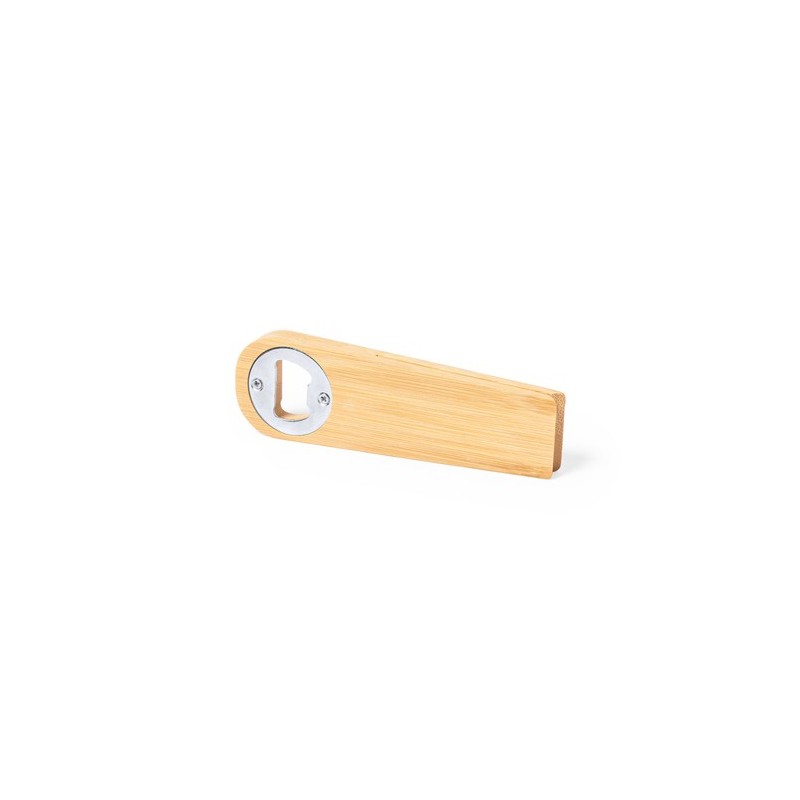 Ouvre Bouteille Pratique Élégant Personnalisé Clip Nadim Matières : bambou marquage laser ultra précis