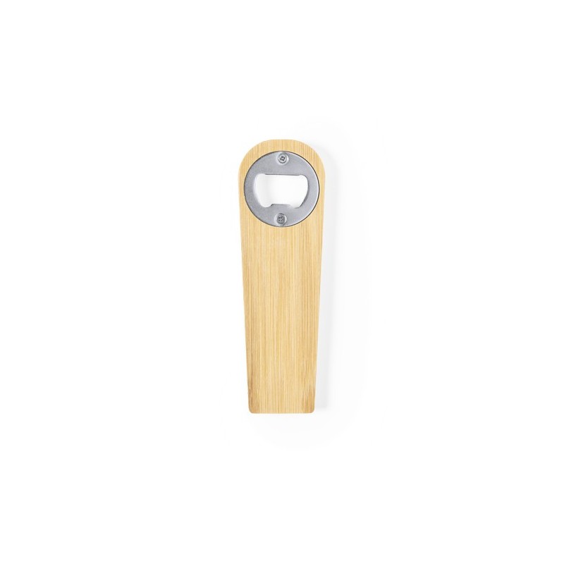 Ouvre Bouteille Pratique Élégant Personnalisé Clip Nadim Matières : bambou cadeau collaborateur premium
