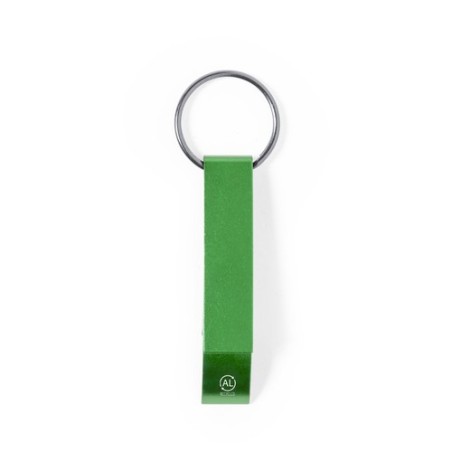 Porte-Clés Ouvre Bouteille Personnalisé en Aluminium Recyclé pas cher Matières : aluminium recyclé  Couleurs : rouge objet promo