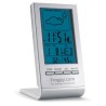 Station Météo Éco-responsable LCD Bleu - SKY Matières : ABS Couleurs : argenté personnalisable avec votre logo