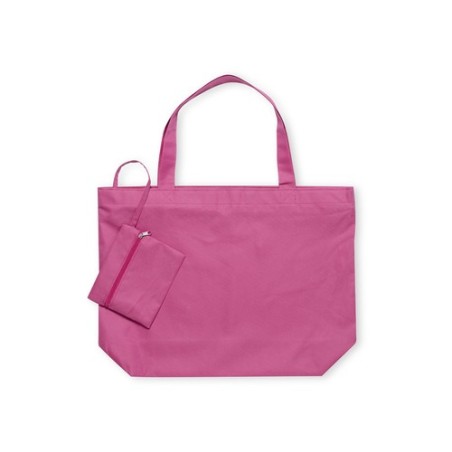 Sac de Shopping Éco-responsable Personnalisé en Polyester - Revile Matières : polyester Couleurs : fuchsia personnalisable avec 