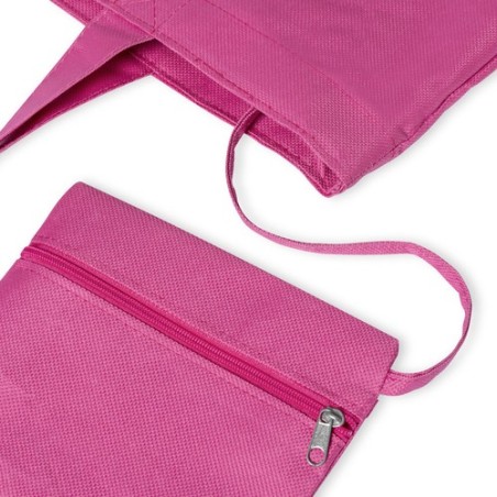 Sac de Shopping Éco-responsable Personnalisé en Polyester - Revile Matières : polyester Couleurs : fuchsia cadeau client origina
