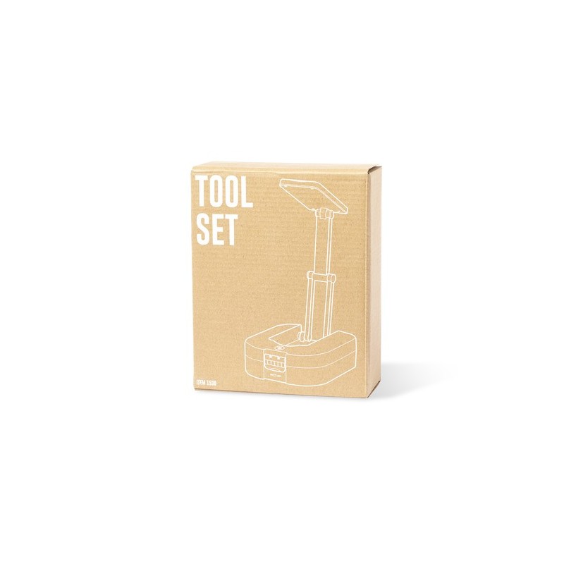 Set d'Outillage Complet Personnalisé - Teigel Couleurs : noir objet promotionnel éco-responsable