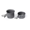 Set Pratique et Durable d'Ustensiles de Camping Sondic Matières : acier inoxydable Couleurs : noir cadeau entreprise pas cher