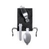 Set Pratique et Durable d'Ustensiles de Camping Sondic Matières : acier inoxydable Couleurs : noir impression haute définition