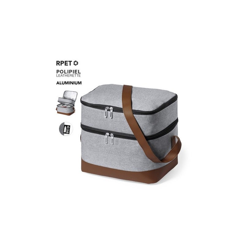 Glacière Isotherme Personnalisée Durable - Chandak Matières : aluminium Couleurs : gris personnalisable avec votre logo