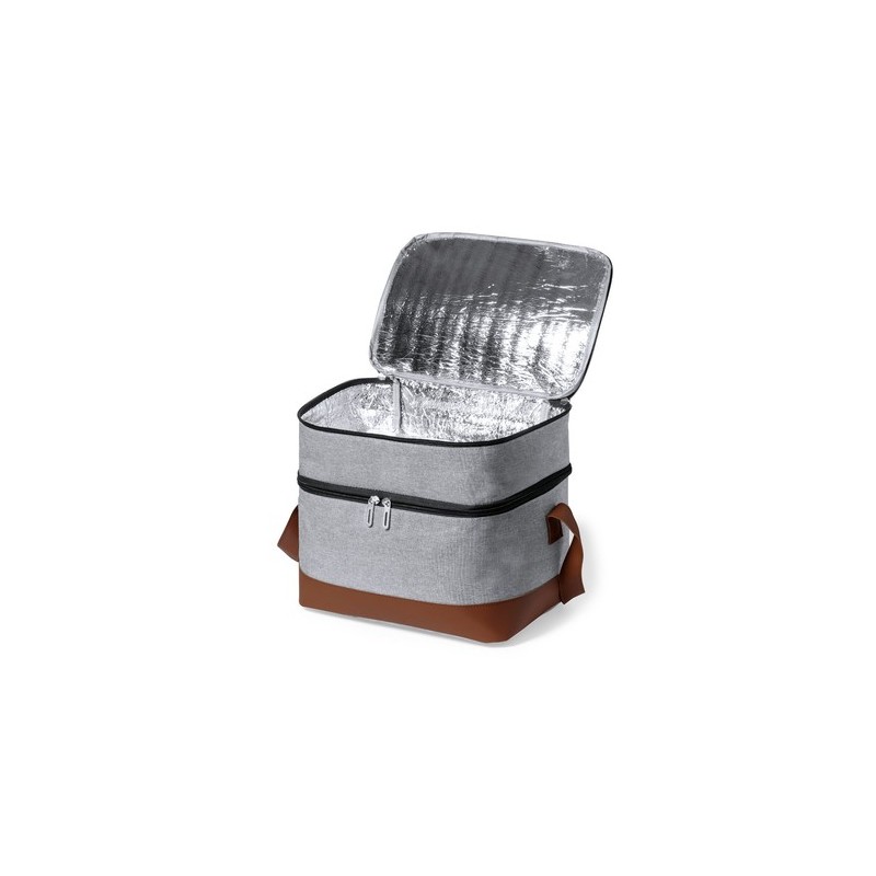 Glacière Isotherme Personnalisée Durable - Chandak Matières : aluminium Couleurs : gris cadeau entreprise pas cher