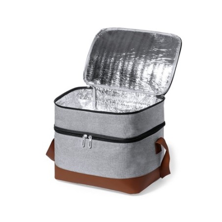 Glacière Isotherme Personnalisée Durable - Chandak Matières : aluminium Couleurs : gris cadeau entreprise pas cher