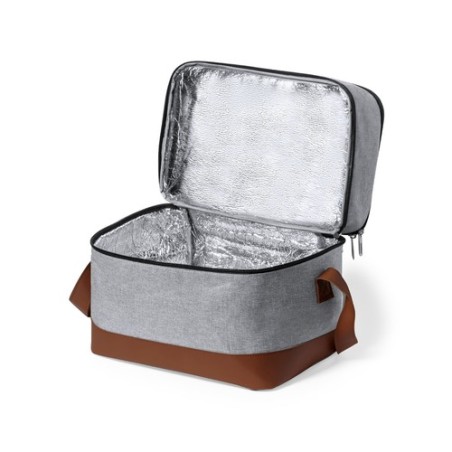 Glacière Isotherme Personnalisée Durable - Chandak Matières : aluminium Couleurs : gris goodies publicitaire événementiel