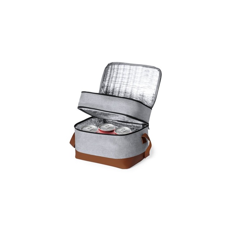 Glacière Isotherme Personnalisée Durable - Chandak Matières : aluminium Couleurs : gris impression haute définition