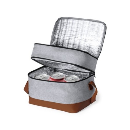 Glacière Isotherme Personnalisée Durable - Chandak Matières : aluminium Couleurs : gris impression haute définition