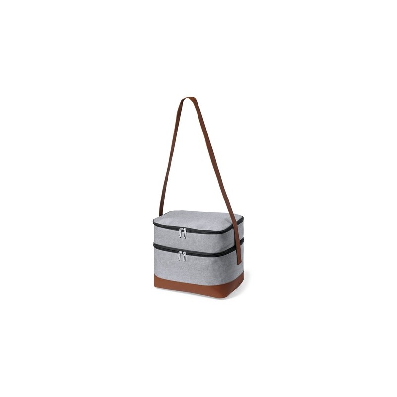 Glacière Isotherme Personnalisée Durable - Chandak Matières : aluminium Couleurs : gris marquage laser ultra précis