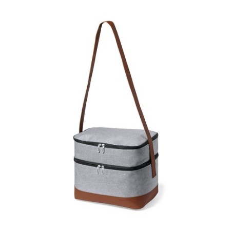 Glacière Isotherme Personnalisée Durable - Chandak Matières : aluminium Couleurs : gris marquage laser ultra précis