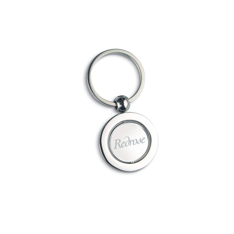 Porte-clés GLOBY en alliage de zinc