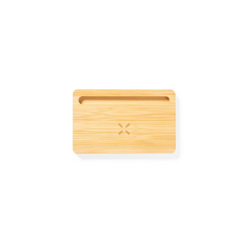 Chargeur Organiseur Éco-responsable Personnalisé pas cher Loubron Matières : bambou personnalisable avec votre logo