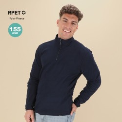 Veste Éco-responsable Personnalisée en Micro Polaire Pas Cher - Mesiox Matières : PET recyclé Taille textile : S Couleurs : noir 2