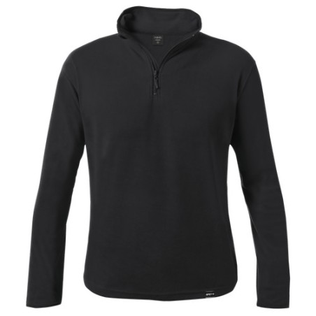 Veste Éco-responsable Personnalisée en Micro Polaire Pas Cher - Mesiox Matières : PET recyclé Taille textile : S Couleurs : noir