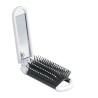 Brosse pliable  avec miroir personnalisée - ALWAYS Matières : ABS Couleurs : blanc personnalisable avec votre logo