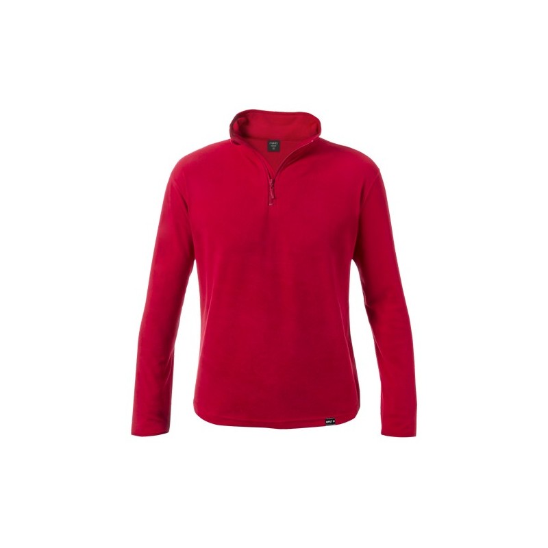 Veste Éco-responsable Personnalisée en Micro Polaire Pas Cher - Mesiox Matières : PET recyclé Taille textile : XL Couleurs : rou