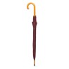 Parapluie Éco-responsable avec Poignée en Bois - CUMULI Matières : bois Couleurs : bordeaux accessoire événementiel unique