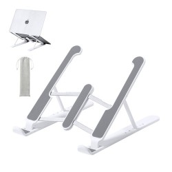 Support Bureau Ergonomique Personnalisé pas cher Halom Couleurs : argenté 2