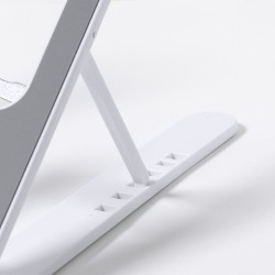 Support Bureau Ergonomique Personnalisé pas cher Halom Couleurs : argenté livraison express 24h 48h