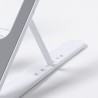 Support Bureau Ergonomique Personnalisé pas cher Halom Couleurs : argenté livraison express 24h 48h