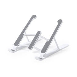 Support Bureau Ergonomique Personnalisé pas cher Halom Couleurs : argenté objet promotionnel éco-responsable