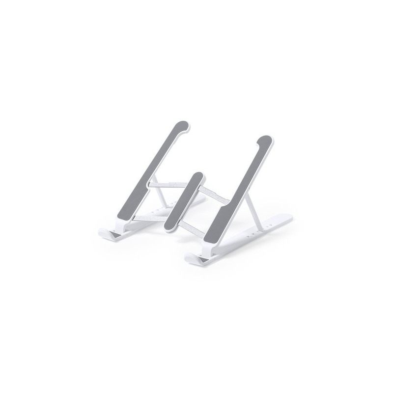 Support Bureau Ergonomique Personnalisé pas cher Halom Couleurs : argenté objet promotionnel éco-responsable
