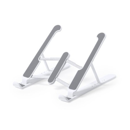 Support Bureau Ergonomique Personnalisé pas cher Halom Couleurs : argenté objet promotionnel éco-responsable
