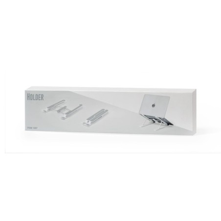 Support Bureau Ergonomique Personnalisé pas cher Halom Couleurs : argenté cadeau collaborateur premium