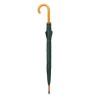 Parapluie Éco-responsable avec Poignée en Bois - CUMULI Matières : bois Couleurs : vert impression logo haute qualité
