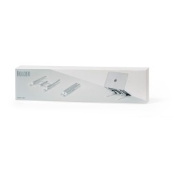 Support Bureau Ergonomique Personnalisé pas cher Halom Couleurs : argenté personnalisation rapide en France