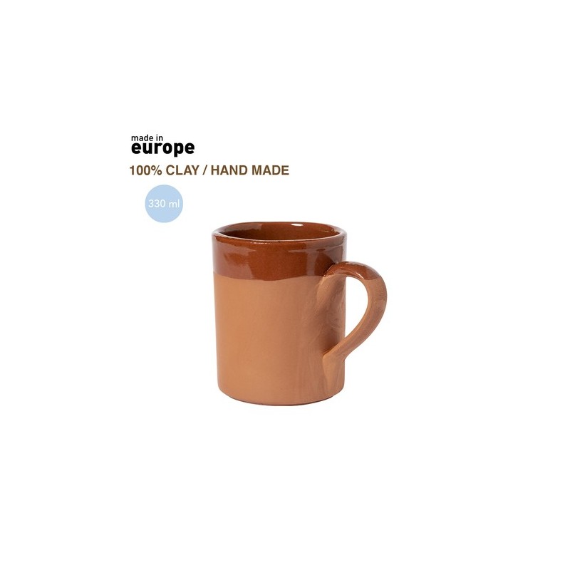 Tasse Durable Personnalisable Sintax Couleurs : marron Matières : argile personnalisable avec votre logo