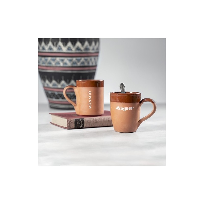 Tasse Durable Personnalisable Sintax Couleurs : marron Matières : argile goodies publicitaire événementiel
