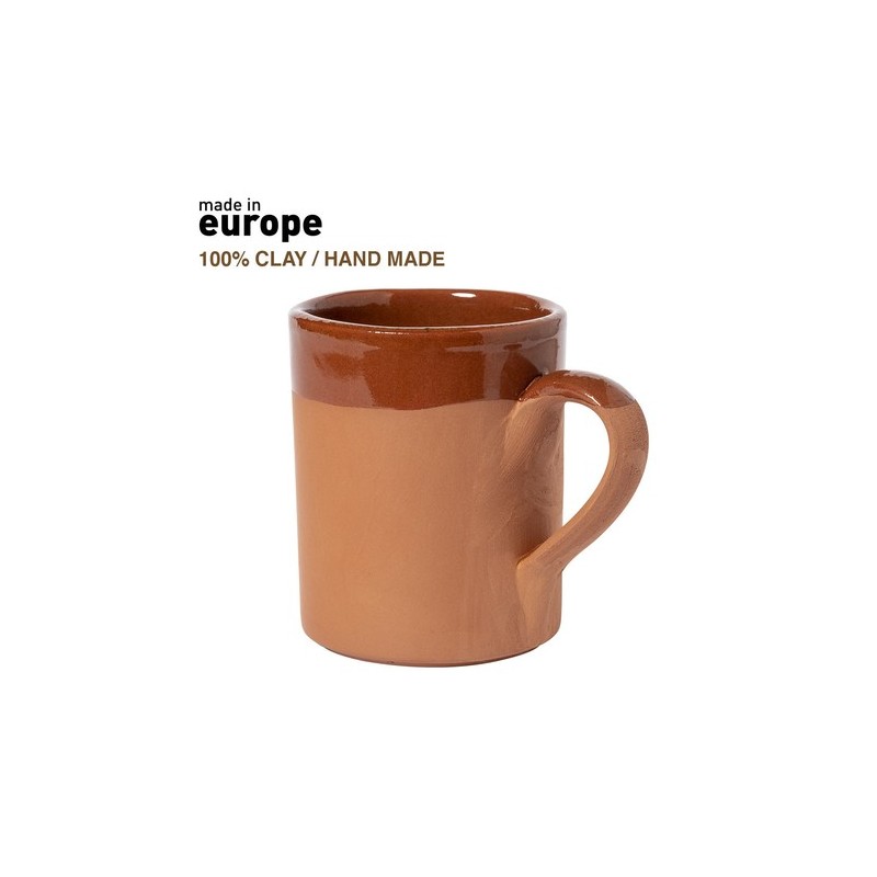 Tasse Durable Personnalisable Sintax Couleurs : marron Matières : argile marquage laser ultra précis