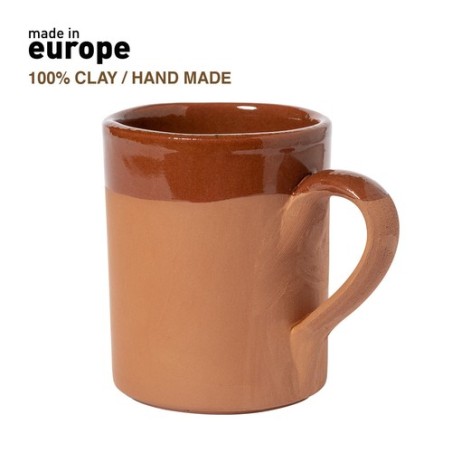 Tasse Durable Personnalisable Sintax Couleurs : marron Matières : argile marquage laser ultra précis