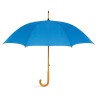 Parapluie Éco-responsable avec Poignée en Bois - CUMULI Matières : bois Couleurs : bleu royal personnalisable avec votre logo