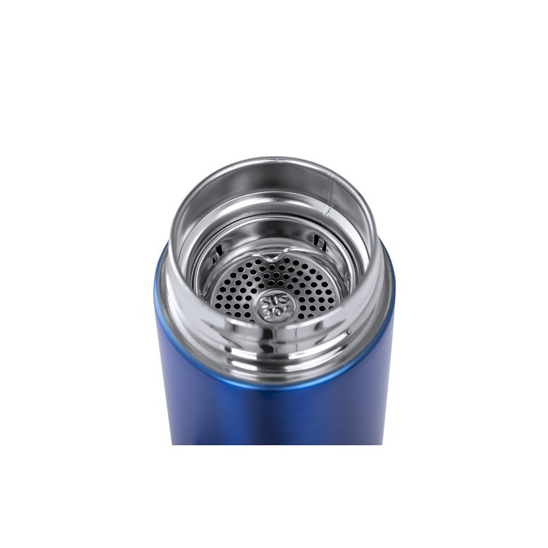 Bouteille Isotherme Personnalisée Éco-responsable Thermo Plusek Matières : acier inoxydable Couleurs : rouge cadeau entreprise p
