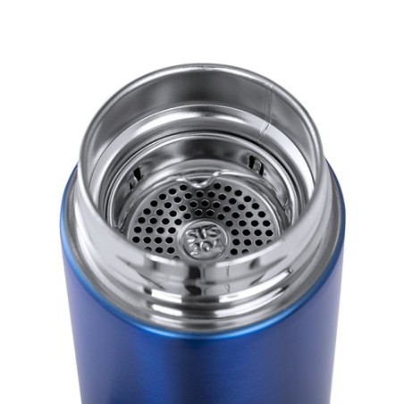 Bouteille Isotherme Personnalisée Éco-responsable Thermo Plusek Matières : acier inoxydable Couleurs : rouge cadeau entreprise p