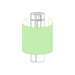 Bouteille Isotherme Personnalisée Éco-responsable Thermo Plusek Matières : acier inoxydable Couleurs : bleu cadeau client origin