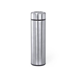 Bouteille Isotherme Personnalisée Éco-responsable Thermo Plusek Matières : acier inoxydable Couleurs : rouge 2