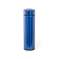 Bouteille Isotherme Personnalisée Éco-responsable Thermo Plusek Matières : acier inoxydable Couleurs : argenté goodies entrepris