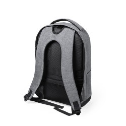 Sac à Dos Antivol Pratique Éco-responsable Personnalisé Bulman Couleurs : gris Matières : polyester recyclé
