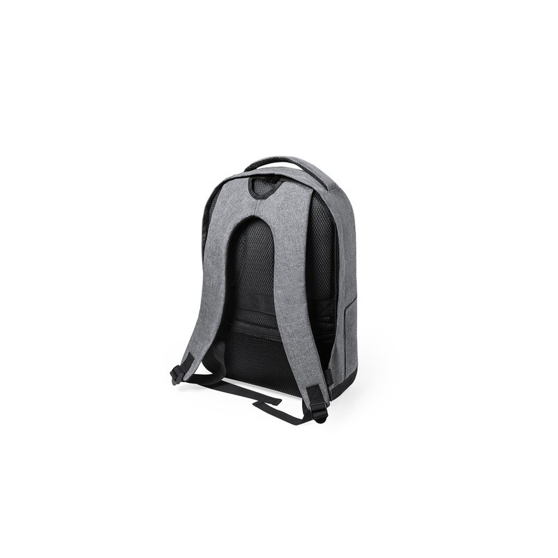 Sac à Dos Antivol Pratique Éco-responsable Personnalisé Bulman Couleurs : gris Matières : polyester recyclé