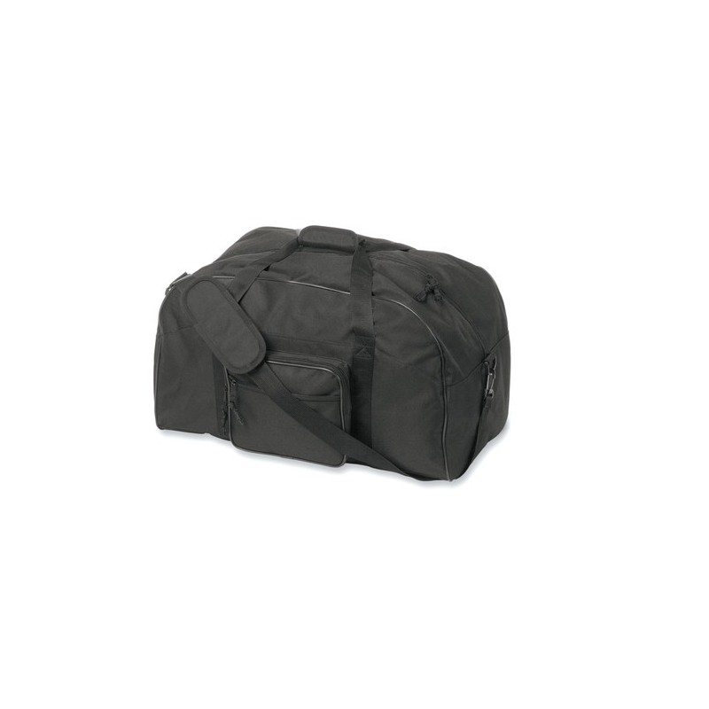 Sac de sport personnalisable avec poche avant - TERRA Matières : PET Couleurs : noir