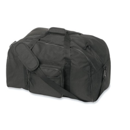 Sac de sport personnalisable avec poche avant - TERRA Matières : PET Couleurs : noir