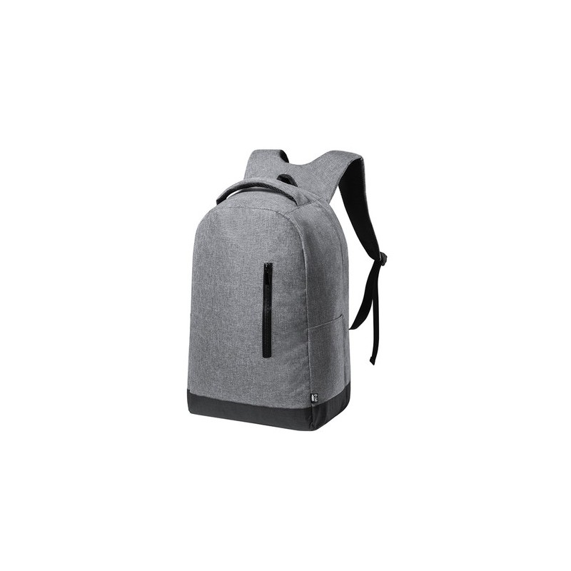 Sac à Dos Antivol Pratique Éco-responsable Personnalisé Bulman Couleurs : gris Matières : polyester recyclé cadeau entreprise pa